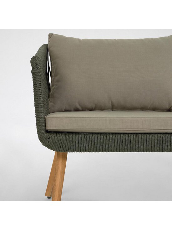 Kave Home - Inti-sohvaryhmä vihreä punos - GREEN | Stockmann - photo 2