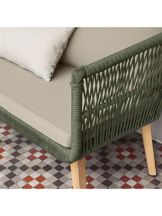 Kave Home - Inti-sohvaryhmä vihreä punos - GREEN | Stockmann - photo 6