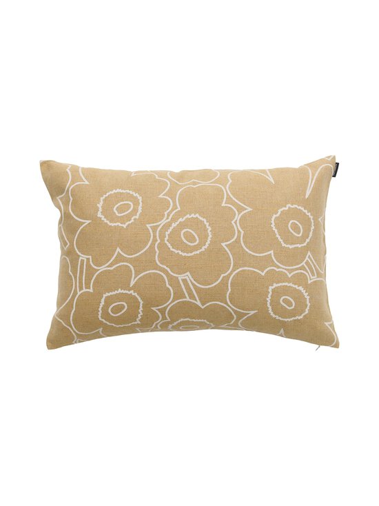 Marimekko - Pieni Piirto Unikko -tyynynpäällinen - 928 STRAW, OFF WHITE | Stockmann - photo 1