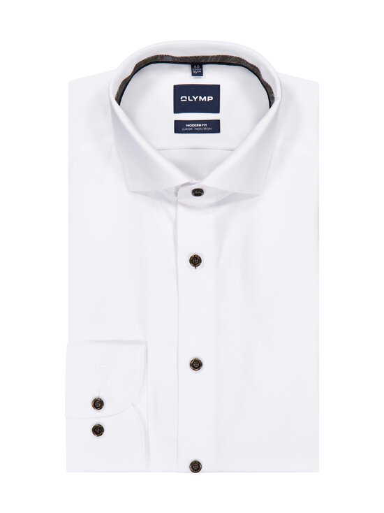 Olymp - Modern Fit Satin -kauluspaita - 00 WEISS | Stockmann - photo 1