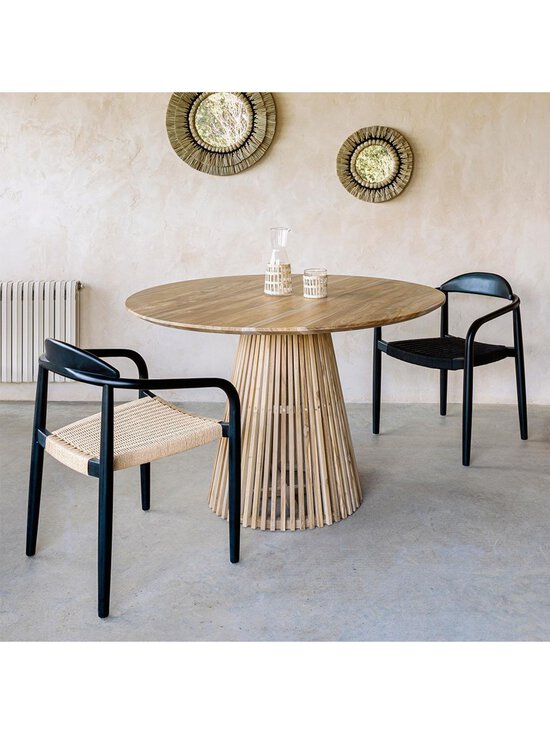 Kave Home - Nina-tuoli - MUSTA,LUONNONVÄRINEN | Stockmann - photo 5