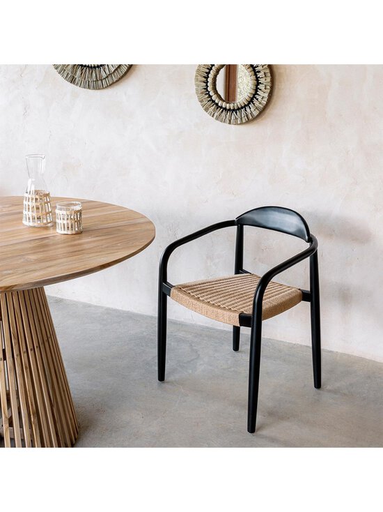 Kave Home - Nina-tuoli - MUSTA,LUONNONVÄRINEN | Stockmann - photo 6
