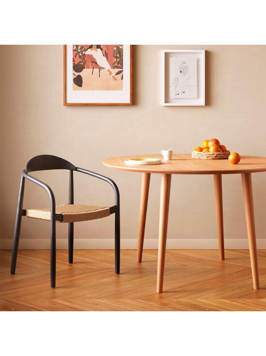 Kave Home - Nina-tuoli - MUSTA,LUONNONVÄRINEN | Stockmann - photo 7
