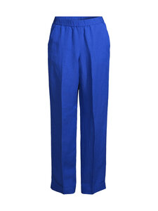 GANT - Pull On -pellavasekoitehousut - 417 ROYAL BLUE | Stockmann