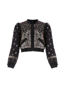 Needle & Thread - Bomberjakk Fern Georgette - 28625882 GRAPHITE/CARAMEL | Stockmann