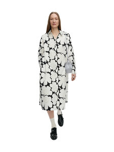 Marimekko - Runoelma Unikko -paitamekko - 191 WHITE BLACK LIGHT GREY | Stockmann