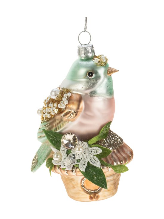 Weiste - Bird Basket -lasikoriste 8 x 11 cm - GREEN | Stockmann - photo 1