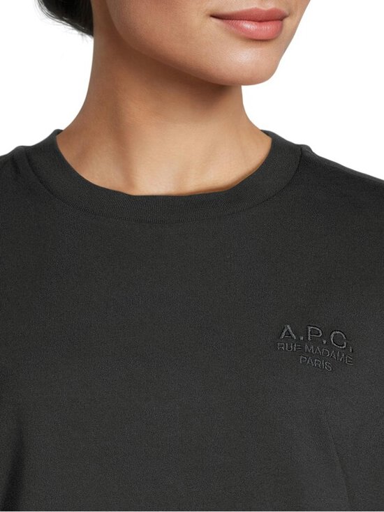 A.P.C - Boxy Rue Madame t-paita - TZE TZE BLACK/SILVER | Stockmann - photo 4