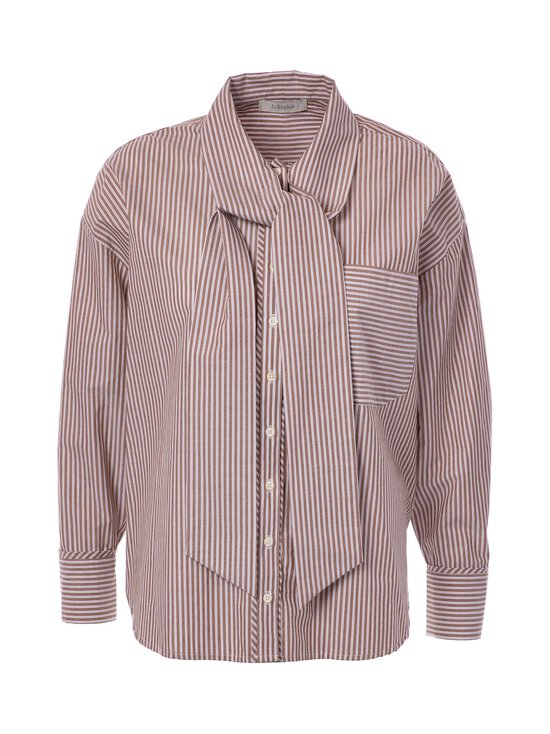 JcSophie - Solmukaulus-pusero - 373 BROWN STRIPES | Stockmann - photo 1