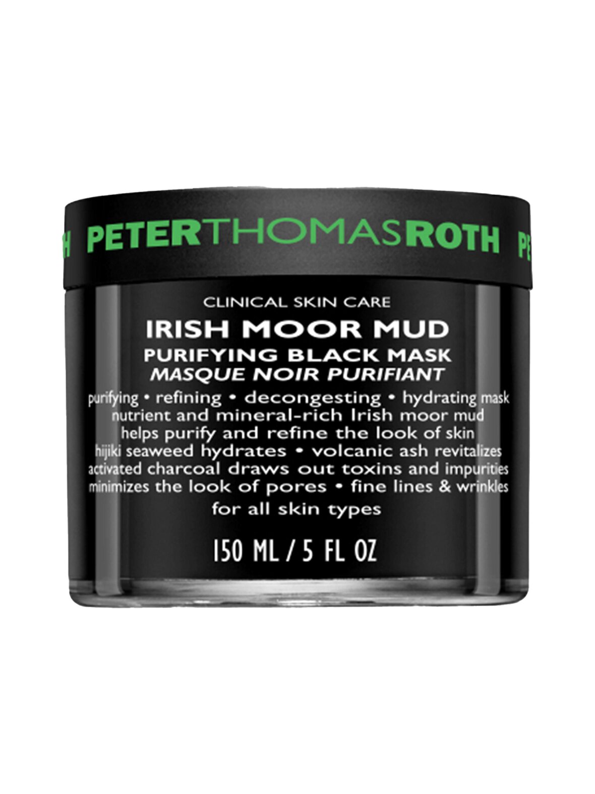 Peter Thomas Roth Irish moor mud purifying black mask -kasvonaamio