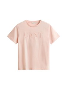 GANT - Tonal Graphic t-krekls - 647 APRICOT PINK | Stockmann