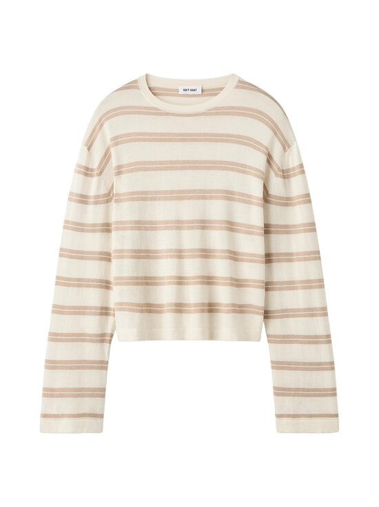 Soft Goat - Fine Knit Striped -neule - CAMEL | Stockmann - photo 1