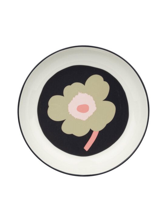 Marimekko - Unikko- syvä lautanen 20.5 cm - 198 OFF WHITE,CHARCOAL,SAND,PINK | Stockmann - photo 1