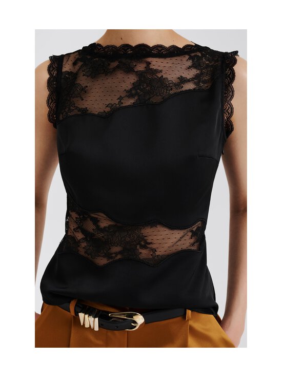 Malina - Desire Lace Trimmed -pusero - BLACK | Stockmann - photo 5