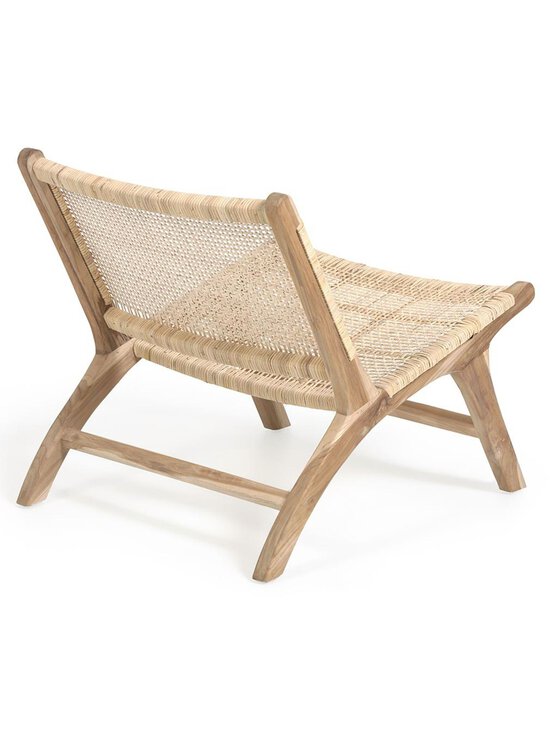 Kave Home - Beida-lepotuoli tiikki/rottinki - BEIGE | Stockmann - photo 3