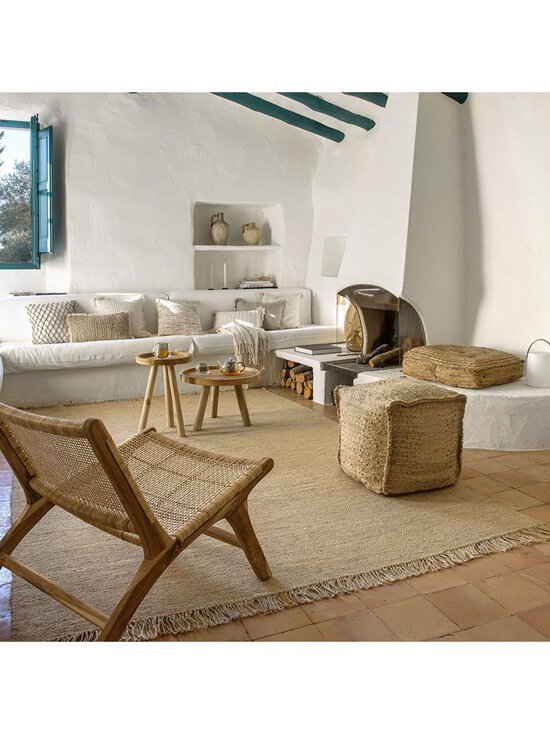 Kave Home - Beida-lepotuoli tiikki/rottinki - BEIGE | Stockmann - photo 8