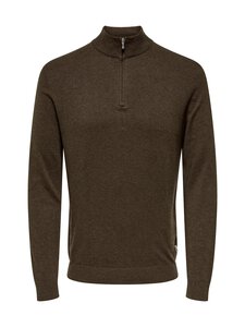 Only & Sons - OnsLoui džemperis - COFFEE BEAN DETAIL:MELANGE Only & Sons - OnsLoui džemperis - COFFEE BEAN DETAIL:MELANGE | Stockmann