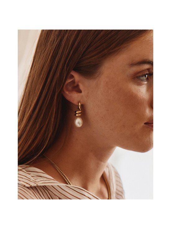 Edblad - Kullatud pärlkõrvarõngad Swivel - GOLD | Stockmann - photo 2