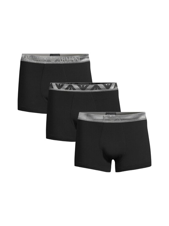 Emporio Armani - Trunk-alushousut 3-pack - MC061 BLACK/BLACK/BLACK | Stockmann - photo 1