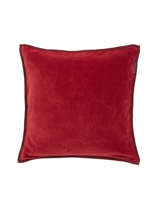 Velvet-tyynynpäällinen tvillireunalla