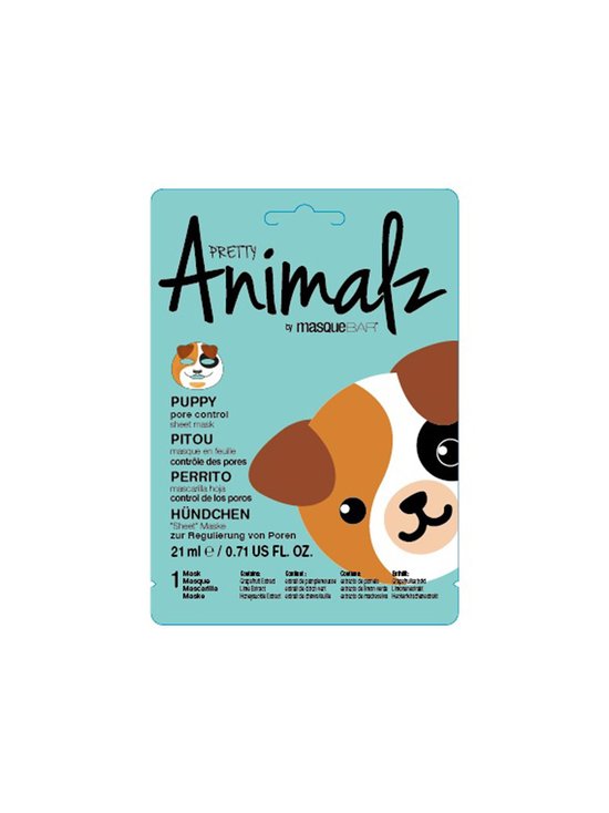 Animalz Puppy Sheet Mask -kasvonaamio