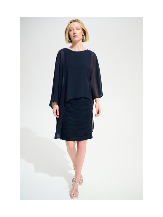 Joseph Ribkoff - Cascade Sheath Chiffon Poncho -mekko - 2166 MIDNIGHT BLUE | Stockmann - photo 2