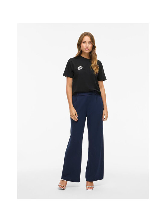 Vila - Vinora t-krekls - BLACK PRINT:SILVER KISS PRINT | Stockmann - photo 5