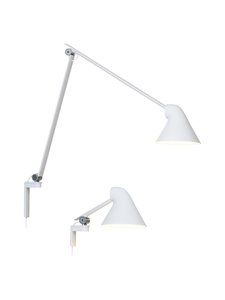 Louis Poulsen - NJP-LED-seinävalaisin, lyhyt varsi - VALKOINEN | Stockmann