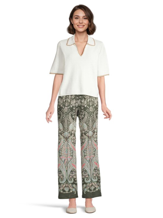 GUSTAV - Marisa jersey -housut - 83211 OLIVE W. BEIGE PRINT | Stockmann - photo 3