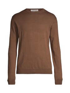 ESSENTIALS by Stockmann - Ethan-merinoneulepaita - BROWN MEL. 265528 | Stockmann