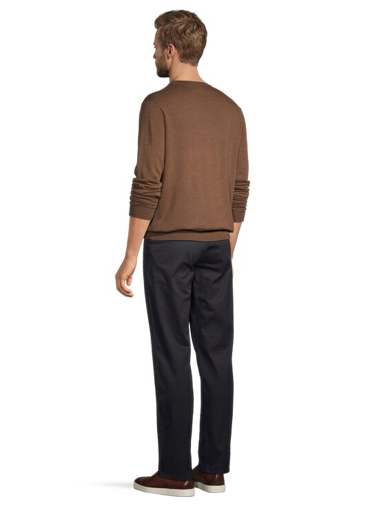 ESSENTIALS by Stockmann - Ethan-merinoneulepaita - BROWN MEL. 265528 | Stockmann - photo 5