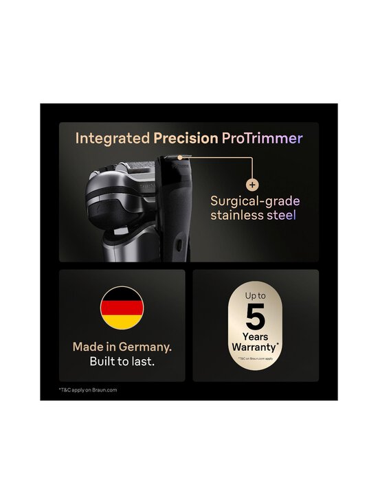 Braun - 9 Pro+ Shaver -parranajokone - BLACK | Stockmann - photo 2