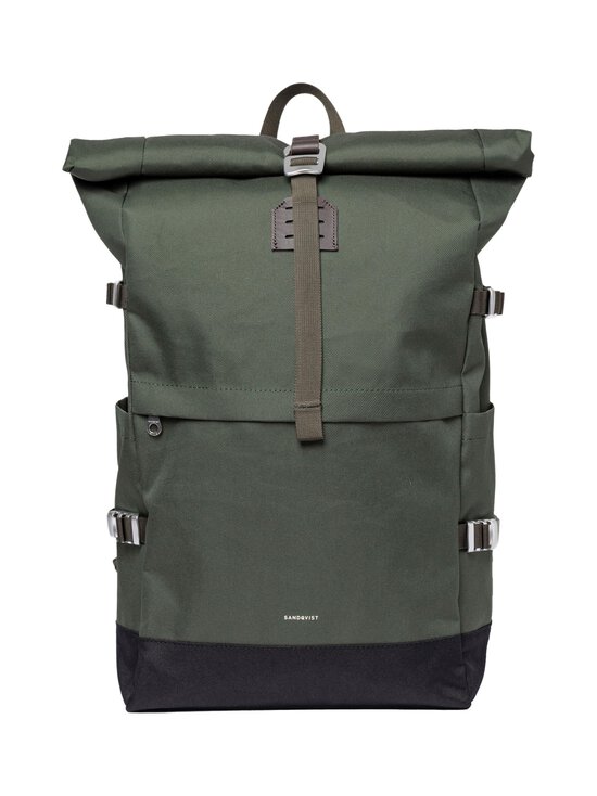 Sandqvist - Icon Rolltop L mugursoma - DAWN GREEN WITH DARK BROWN LEATHER - photo 1 Sandqvist - Icon Rolltop L mugursoma - DAWN GREEN WITH DARK BROWN LEATHER | Stockmann - photo 1