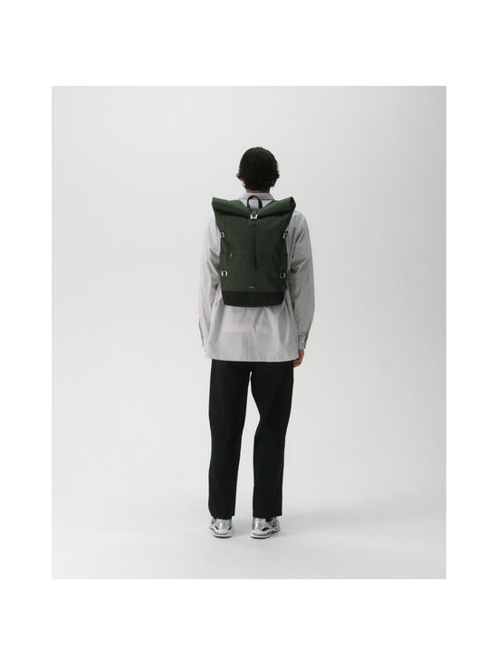 Sandqvist - Icon Rolltop L mugursoma - DAWN GREEN WITH DARK BROWN LEATHER - photo 10 Sandqvist - Icon Rolltop L mugursoma - DAWN GREEN WITH DARK BROWN LEATHER | Stockmann - photo 10