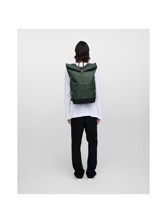 Sandqvist - Icon Rolltop L mugursoma - DAWN GREEN WITH DARK BROWN LEATHER - photo 5 Sandqvist - Icon Rolltop L mugursoma - DAWN GREEN WITH DARK BROWN LEATHER | Stockmann - photo 5