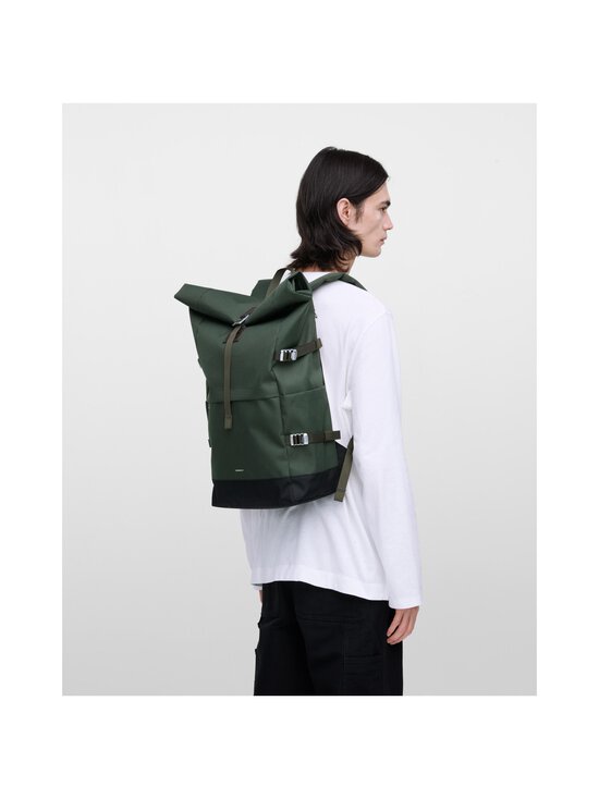Sandqvist - Icon Rolltop L mugursoma - DAWN GREEN WITH DARK BROWN LEATHER - photo 6 Sandqvist - Icon Rolltop L mugursoma - DAWN GREEN WITH DARK BROWN LEATHER | Stockmann - photo 6