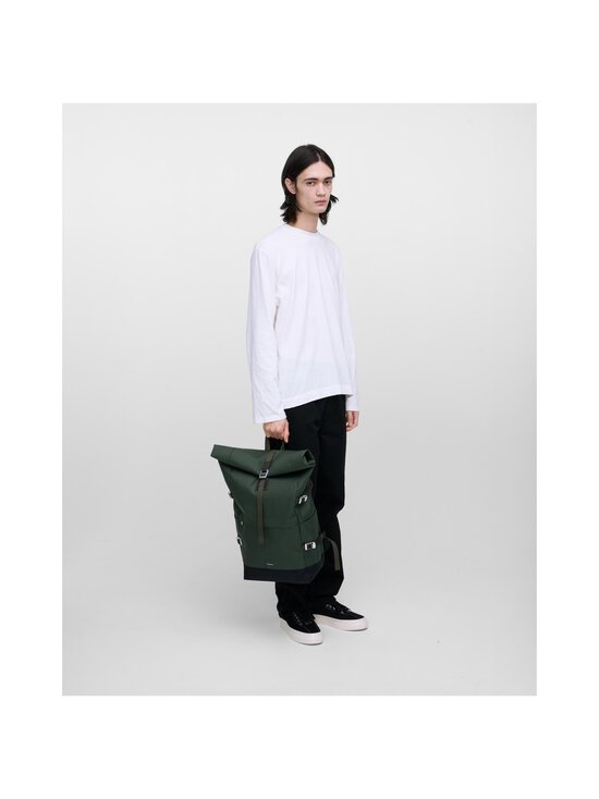 Sandqvist - Icon Rolltop L mugursoma - DAWN GREEN WITH DARK BROWN LEATHER - photo 8 Sandqvist - Icon Rolltop L mugursoma - DAWN GREEN WITH DARK BROWN LEATHER | Stockmann - photo 8