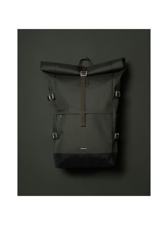 Sandqvist - Icon Rolltop L mugursoma - DAWN GREEN WITH DARK BROWN LEATHER - photo 9 Sandqvist - Icon Rolltop L mugursoma - DAWN GREEN WITH DARK BROWN LEATHER | Stockmann - photo 9