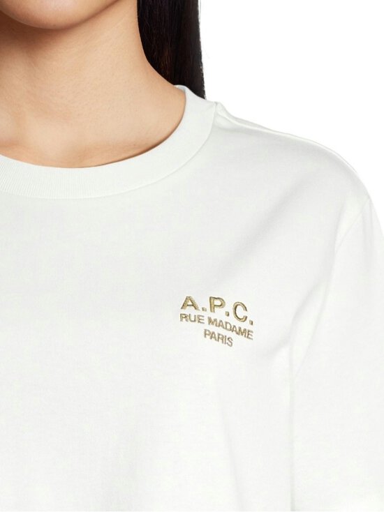 A.P.C - Standard Rue Madame t-paita - BLANC/KAKI - photo 4 A.P.C - Standard Rue Madame t-paita - BLANC/KAKI | Stockmann - photo 4