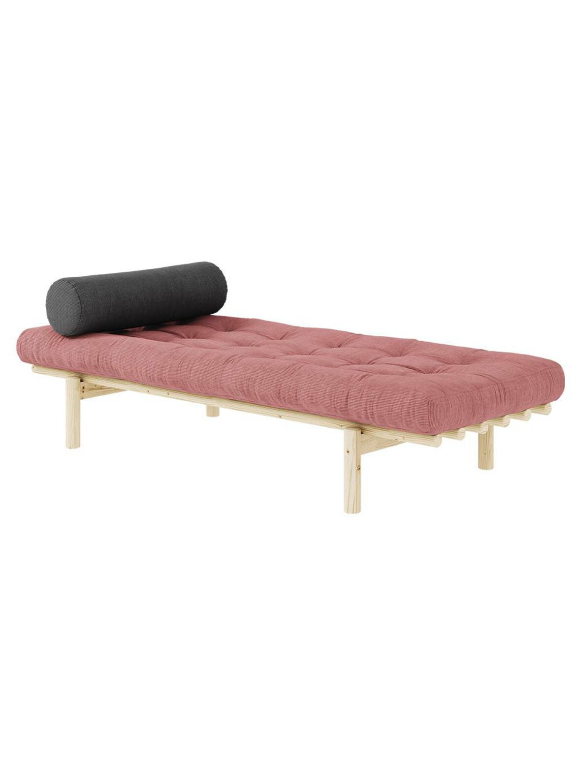 Next-daybed sorbet pink / mänty