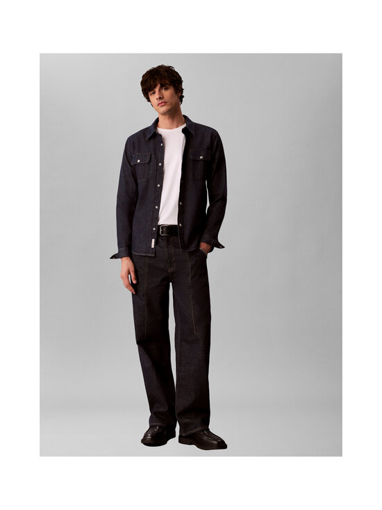 Calvin Klein Jeans - Teksasärk Iconic Western Denim - 46E ICONIC INDIGO | Stockmann - photo 4