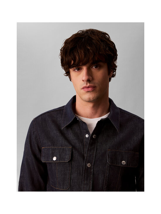 Calvin Klein Jeans - Teksasärk Iconic Western Denim - 46E ICONIC INDIGO | Stockmann - photo 7