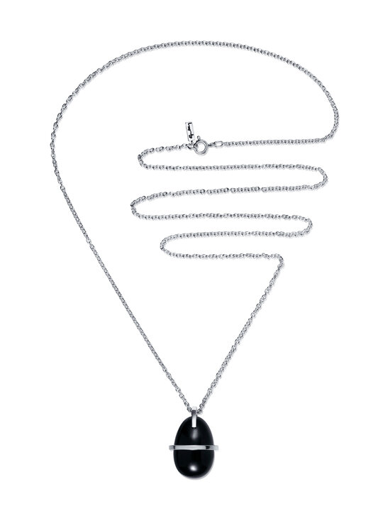 Efva Attling - Slick & Black -kaulakoru - SILVER | Stockmann - photo 1