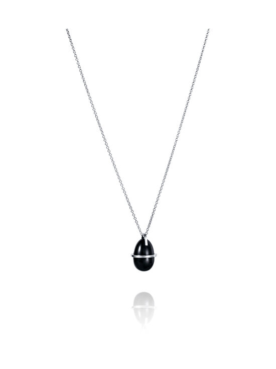 Efva Attling - Slick & Black -kaulakoru - SILVER | Stockmann - photo 2