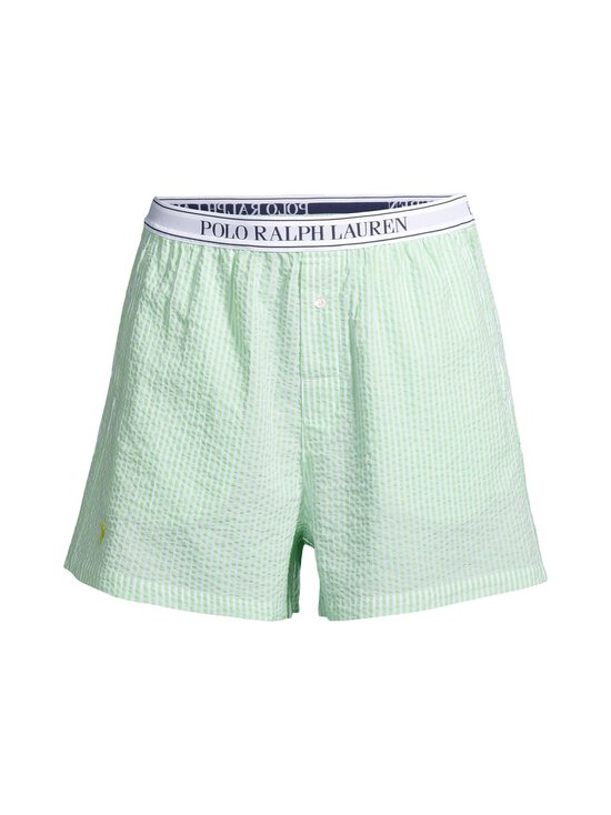 Polo Ralph Lauren - Seersucker Boxer Logo -pyjamashortsit - PISTACHIO GREEN | Stockmann - photo 1
