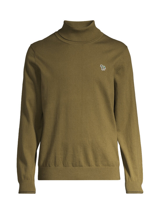 PS Paul Smith - Roll Neck Zebra Badge -neule - 35_MILITARY GREEN | Stockmann - photo 1