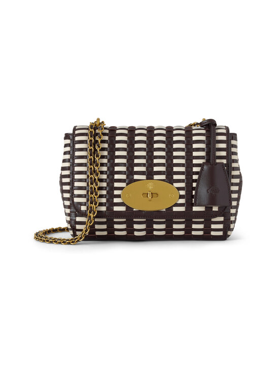 Mulberry - Lily Woven -nahkalaukku - G232 EBONY-EGGSHELL | Stockmann - photo 1
