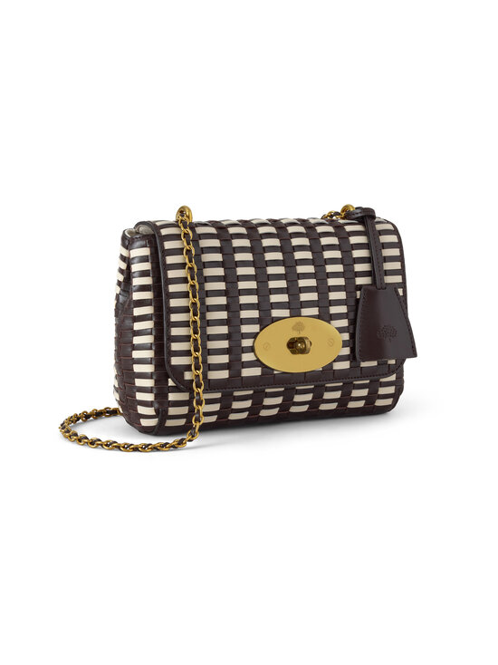 Mulberry - Lily Woven -nahkalaukku - G232 EBONY-EGGSHELL | Stockmann - photo 3