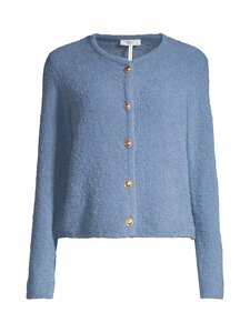 NOOM - Nicolette Cropped Boucle -neuletakki - STEEL BLUE | Stockmann