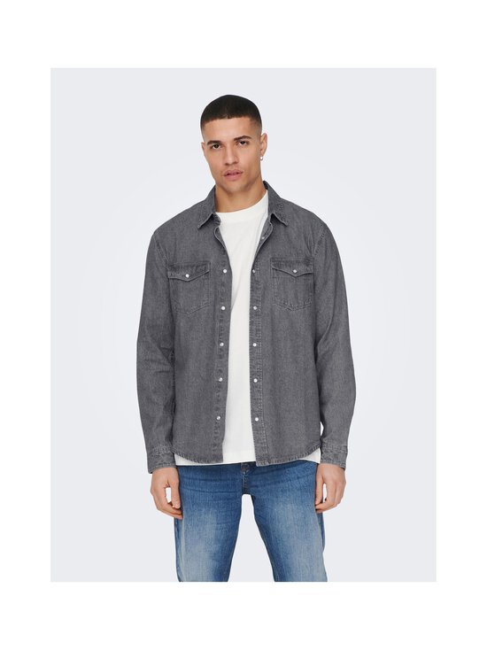 Only & Sons - OnsBane-farkkupaita - LIGHT GREY DENIM - photo 3 Only & Sons - OnsBane-farkkupaita - LIGHT GREY DENIM | Stockmann - photo 3